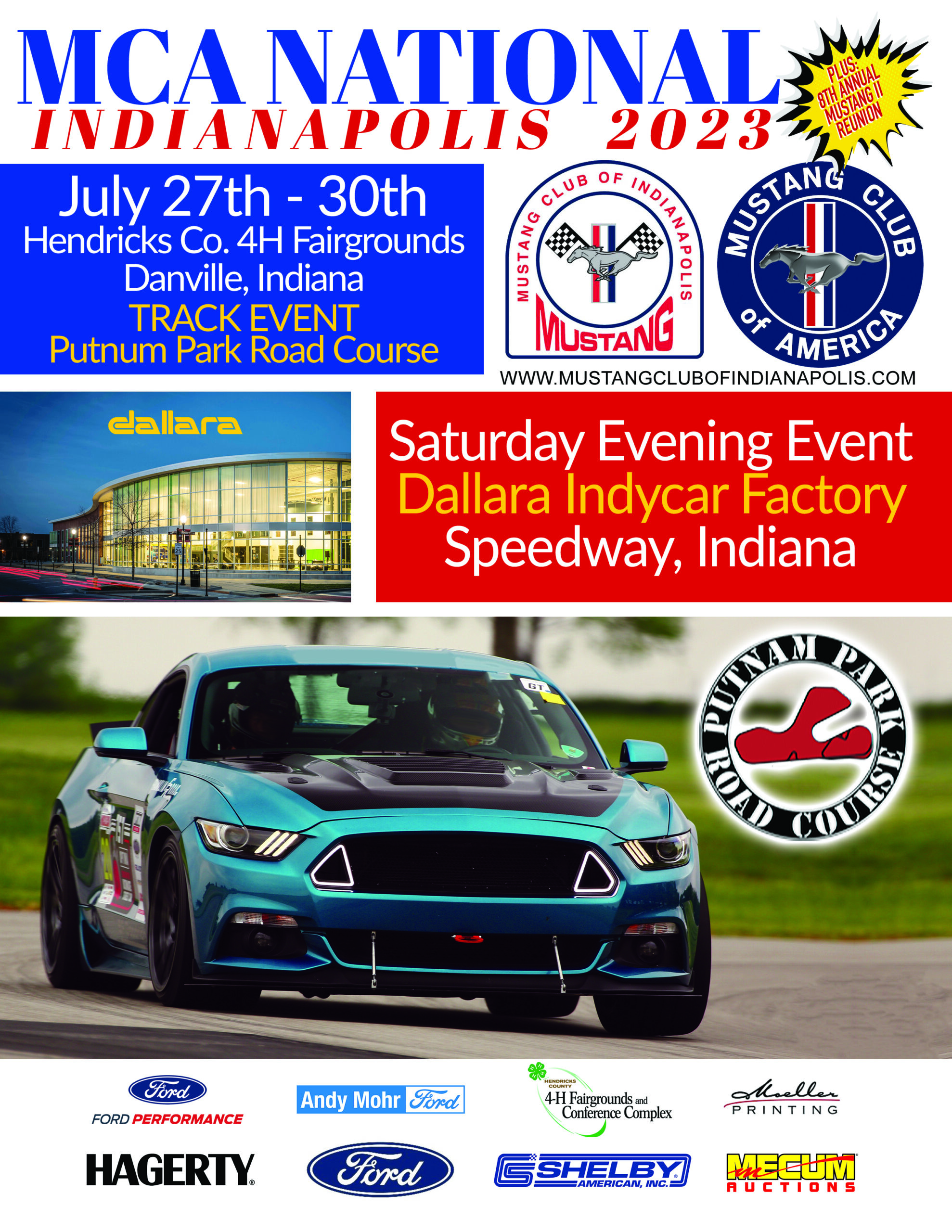 2023 MCA National Car Show Mustang Club of Indianapolis